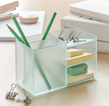 Frosted Glass Desk Organizer