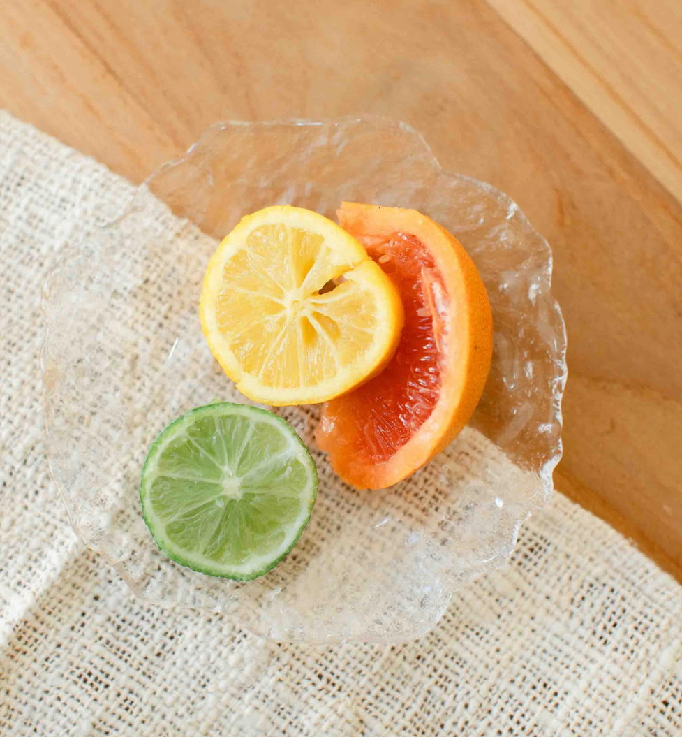 Artisan Textured Glass Appetizer Plate