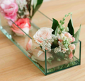 Glass Trough Vase