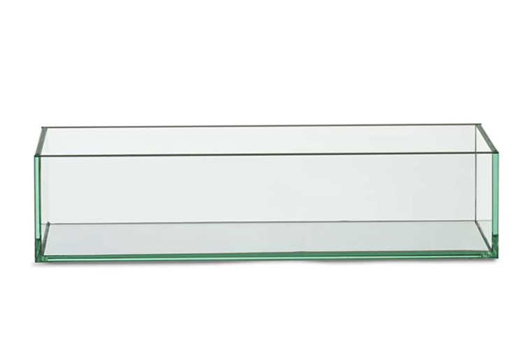 Glass Trough Vase