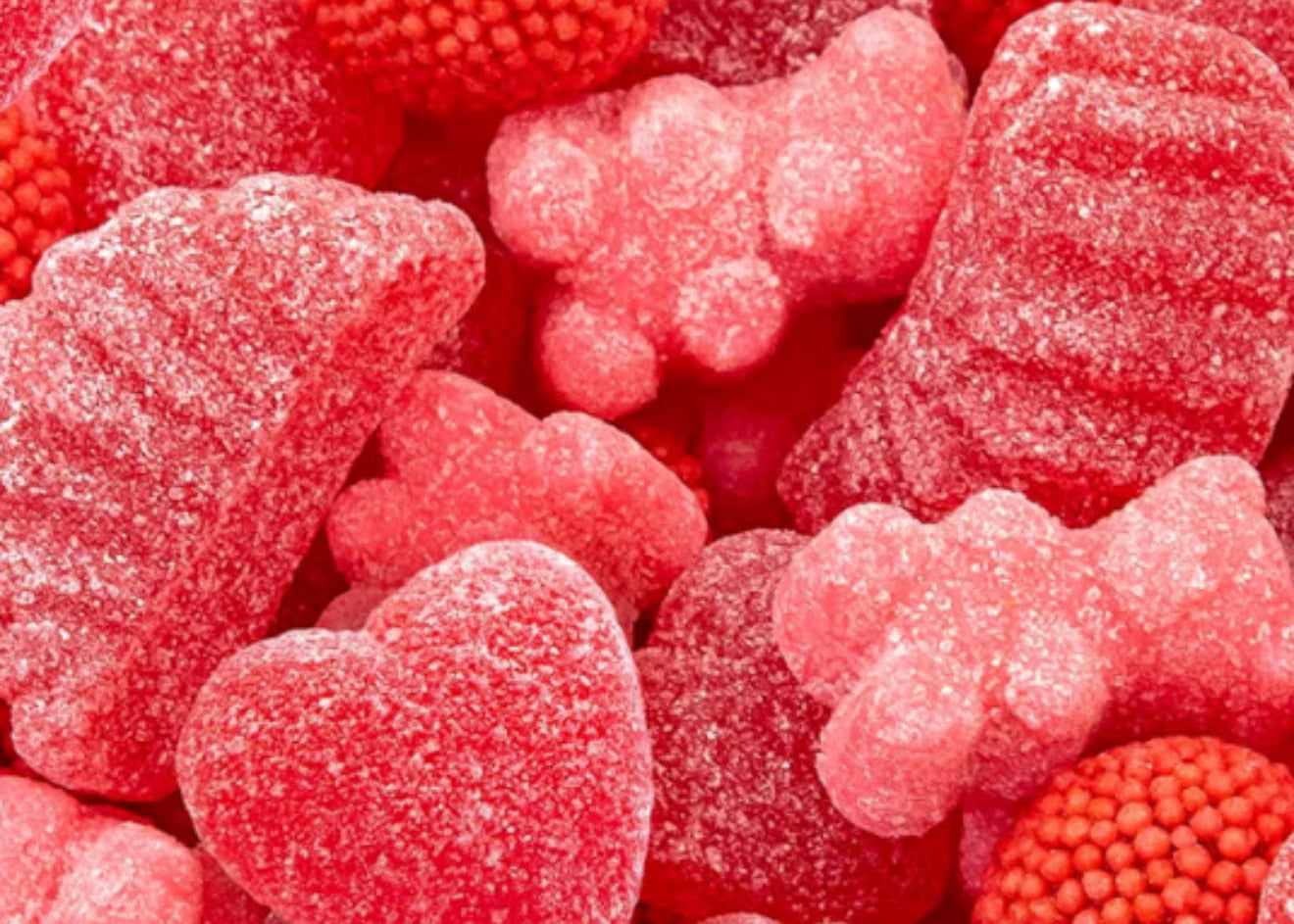 Jewel Box Assorted Jellies: Strawberry & Cherry Gummy Candy