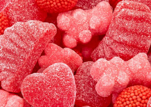 Jewel Box Assorted Jellies: Strawberry & Cherry Gummy Candy