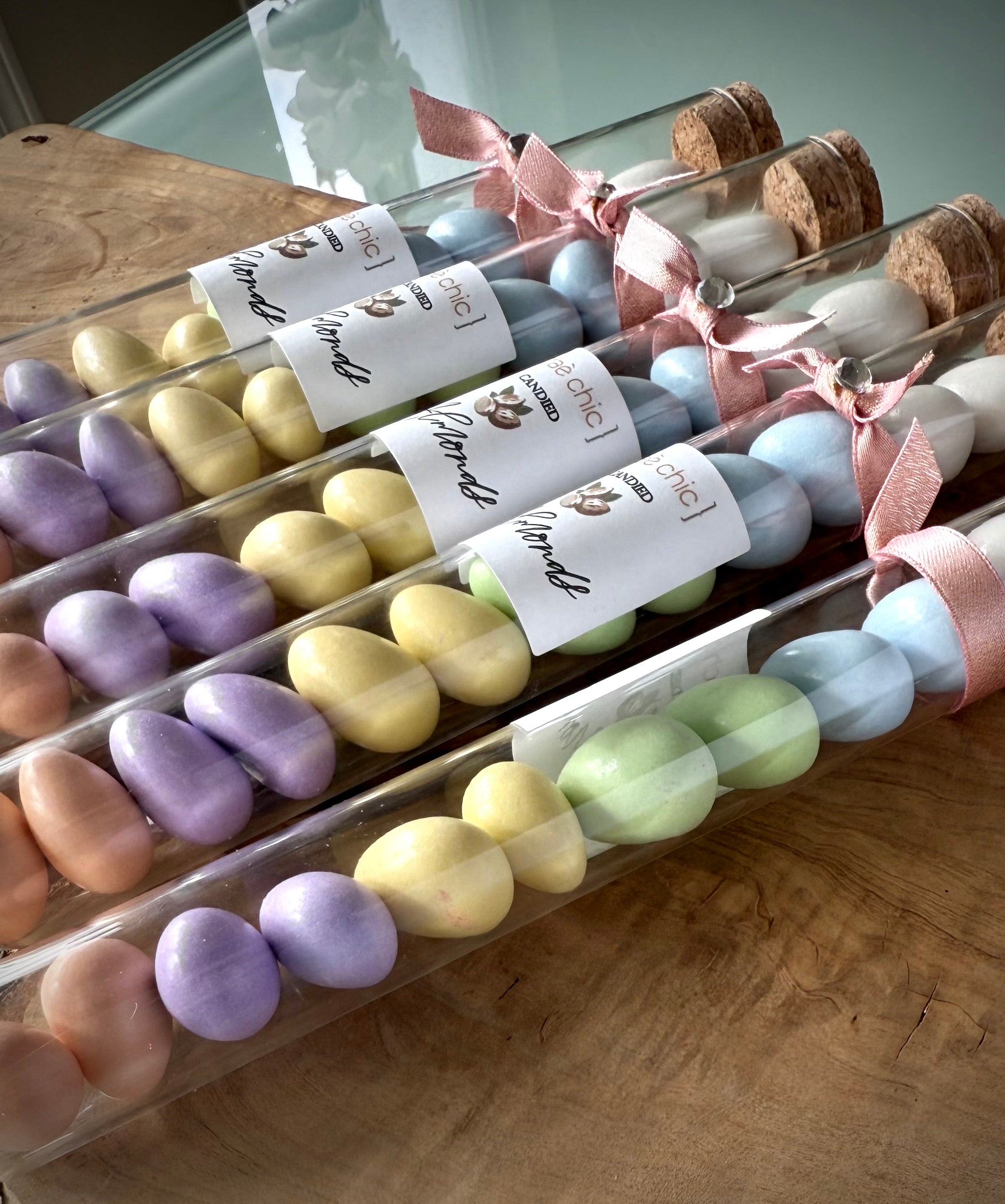 Luxury Almond Pastel | Candied Jordan Almonds ~ Elegant Deluxe Gift