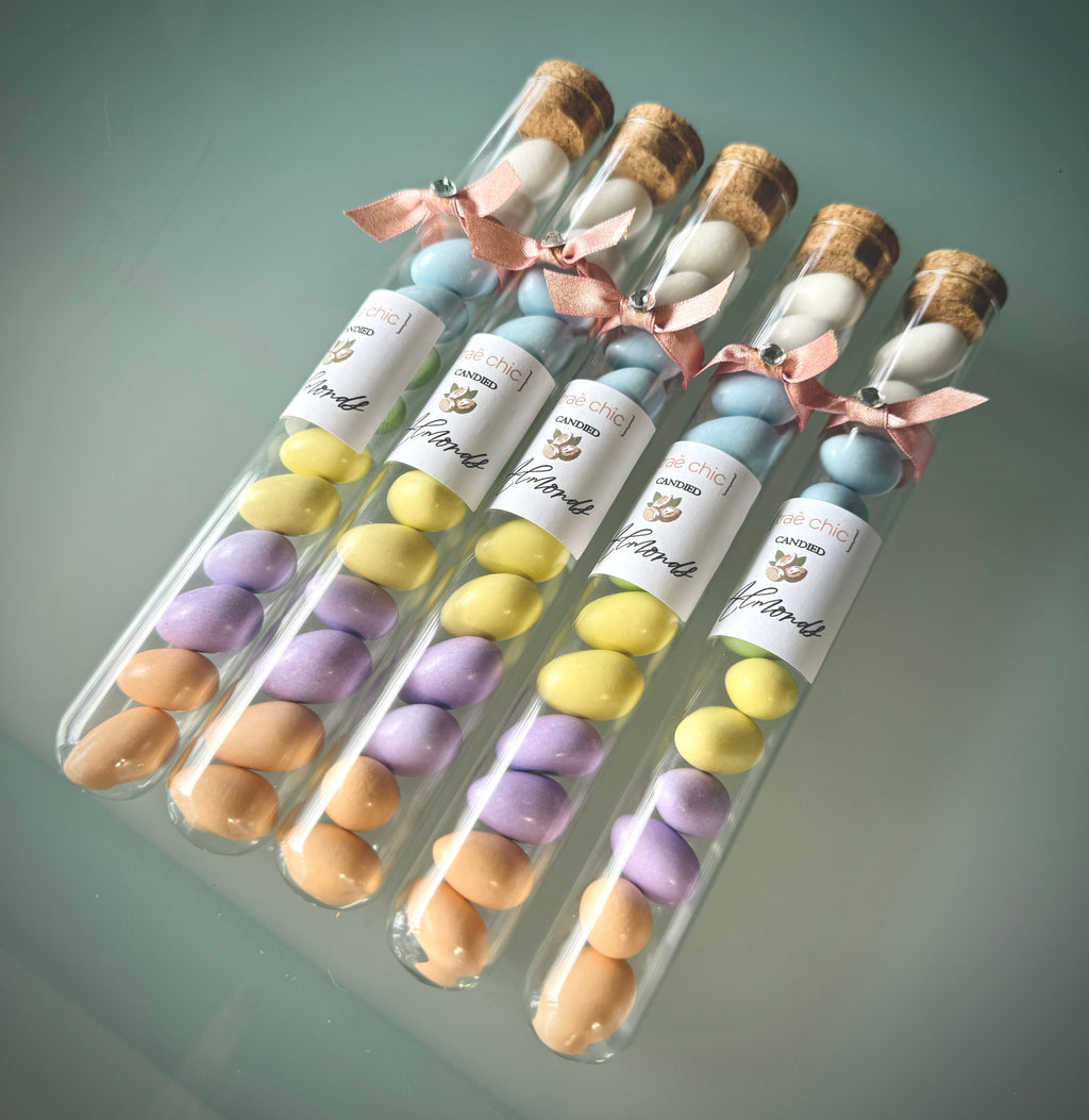 Luxury Almond Pastel | Candied Jordan Almonds ~ Elegant Deluxe Gift