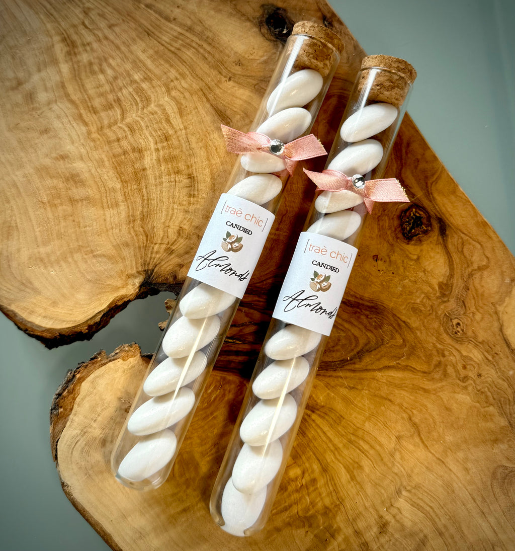Luxury Almond Blanc | Candied Jordan Almonds ~ Elegant Deluxe Gift