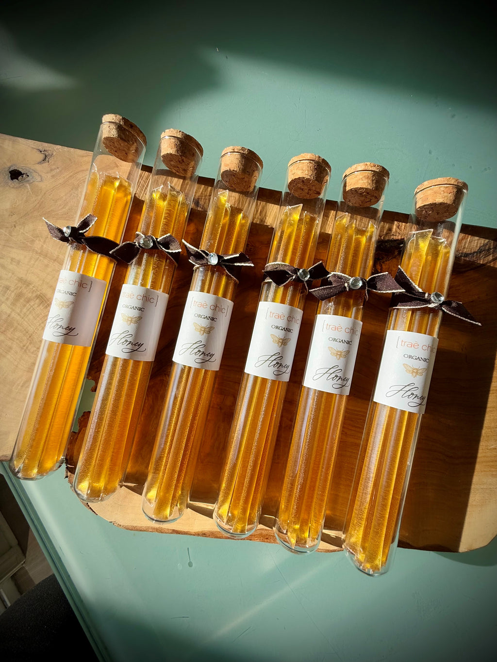 Organic Honey Sticks / Straws Deluxe Gift